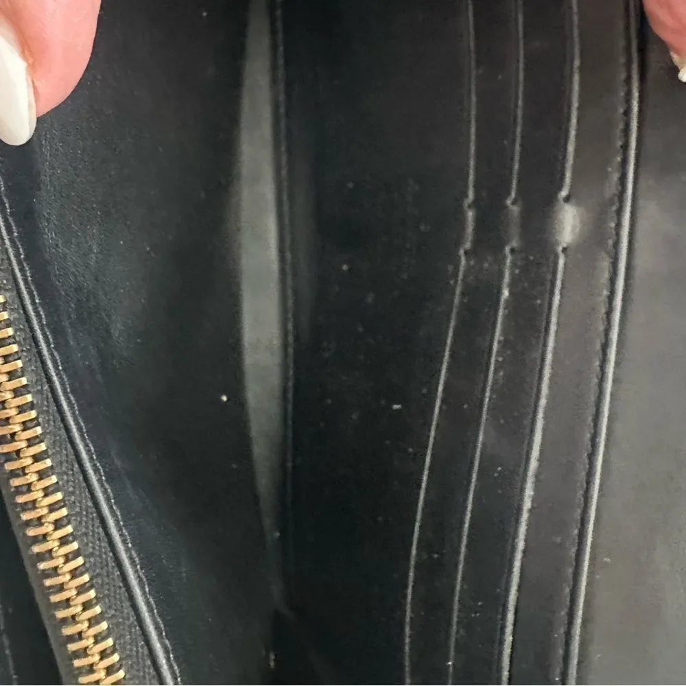 Louis Vuitton Suhali Le Favori Black Leather Wallet